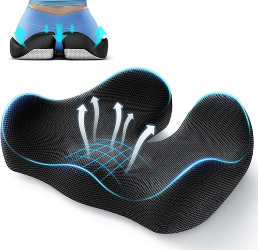 Ergonomic Memory Foam Seat Cushion