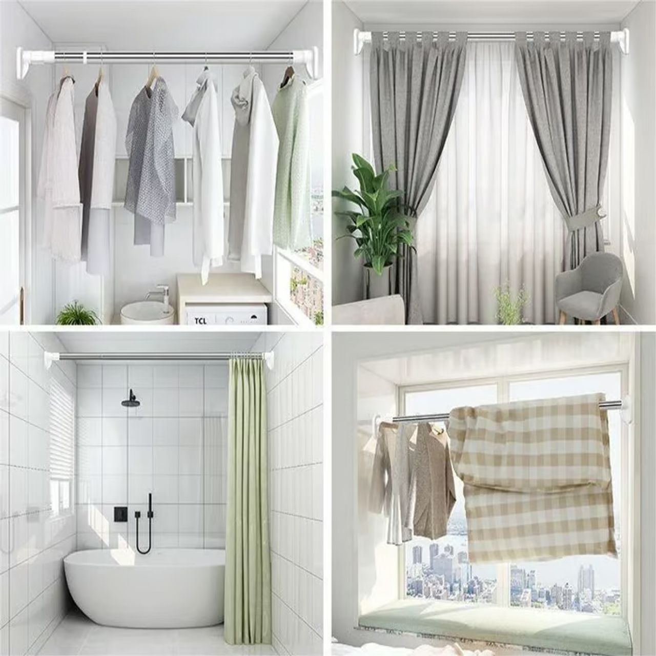 Drill-Free Adjustable Rod